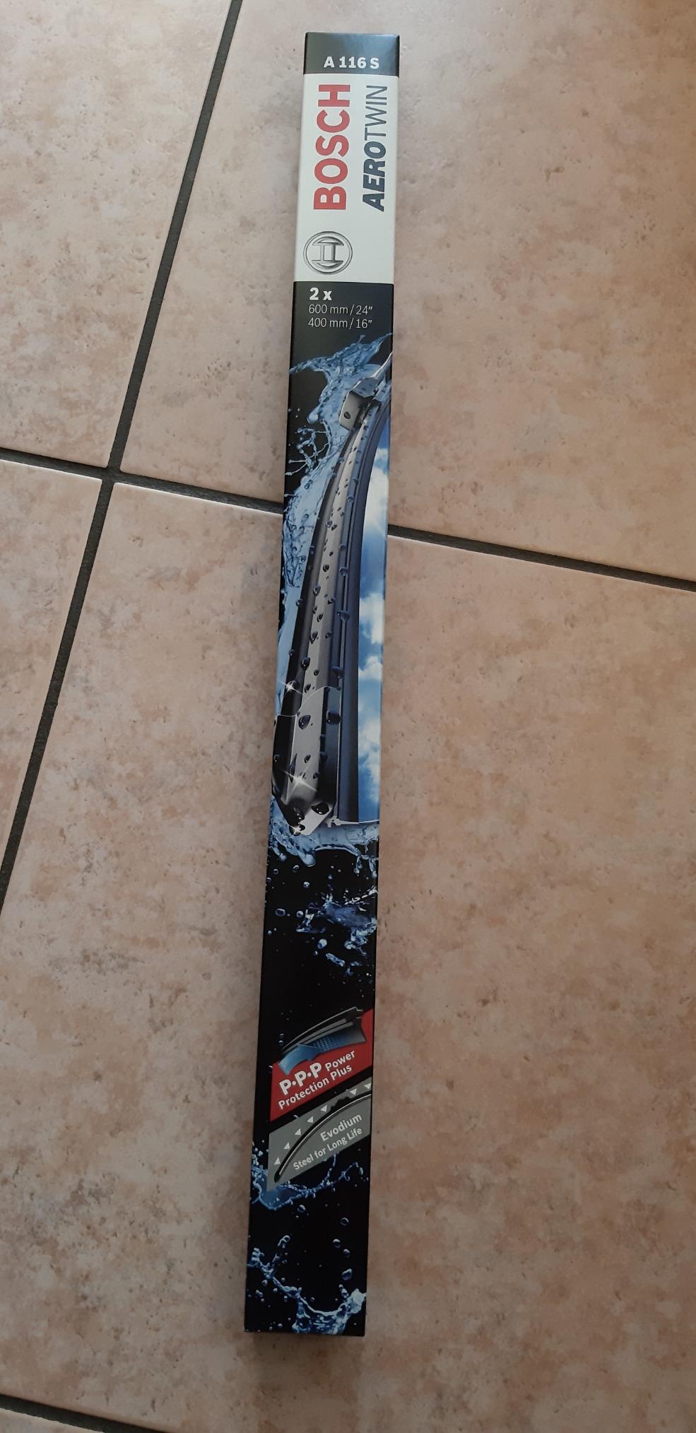 Bosch Spazzole tergicristallo 3397007116 600 e 400 mm
