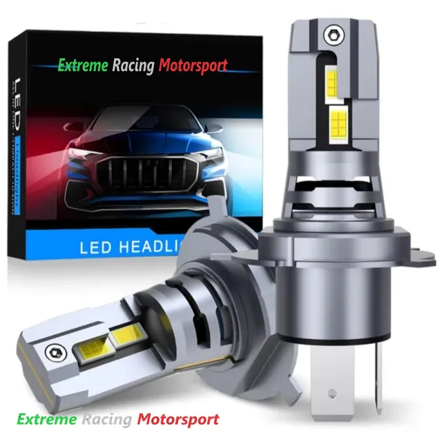 Xtreme Racing Lampadine LED P&P L4 H4 coppia 12V 6500K CANBUS
