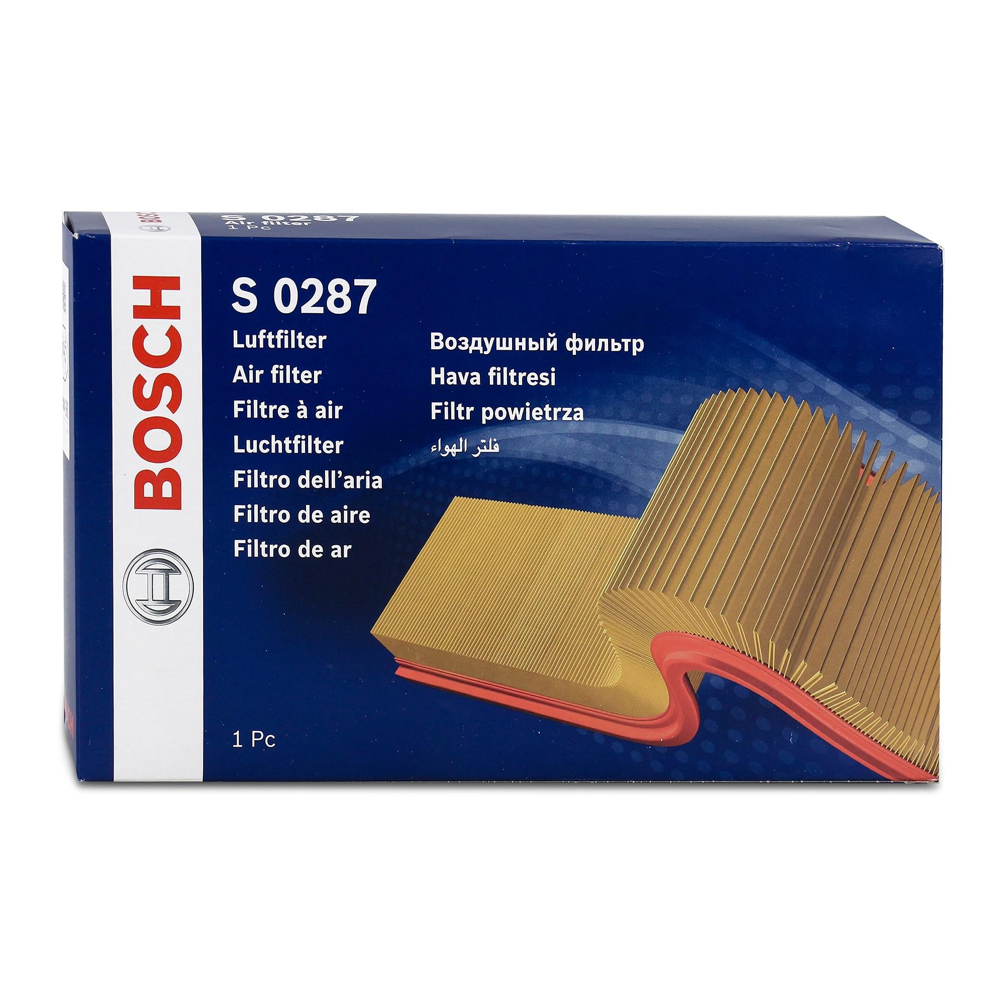 Bosch Filtri F026400287 filtro aria 292 × 176,5 × 60 mm