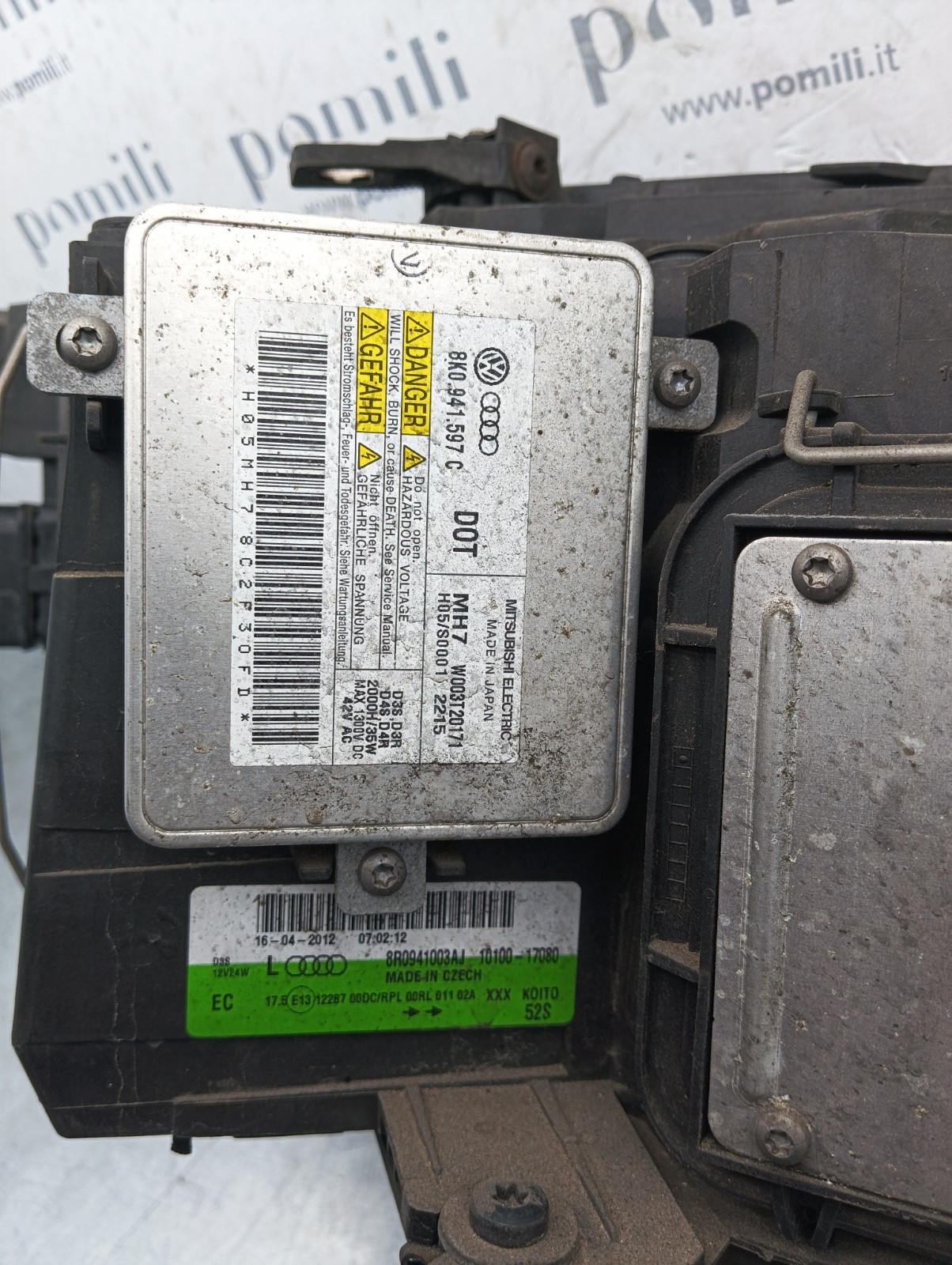 Pomili Fanaleria 10111-17075 faro anteriore sinistro Xenon HID usato