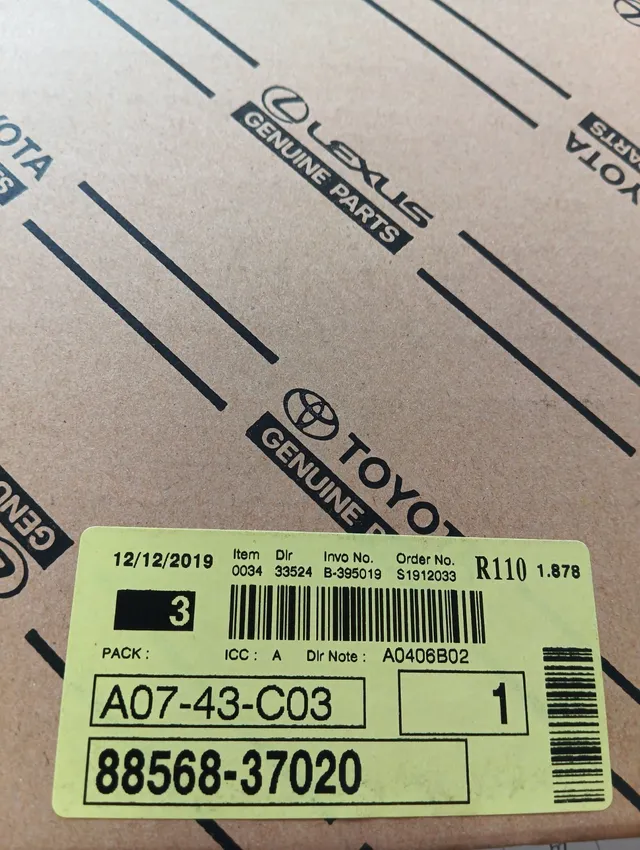 Pomili Climatizzazione 88568-37020 filtro abitacolo Toyota nuovo