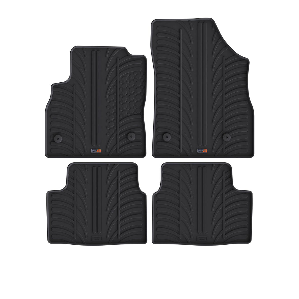 Travall Car Mats Vauxhall Astra tappetini in gomma 2015-2022