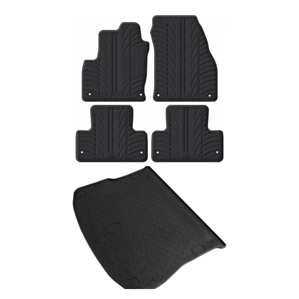 Travall Bundles Land Rover Range Rover Evoque tappetini e vasca baule gomma 2011-2019
