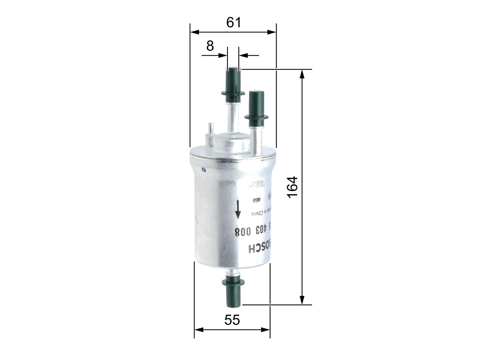 Bosch HCP Filtri F026403008 filtro benzina iniezione