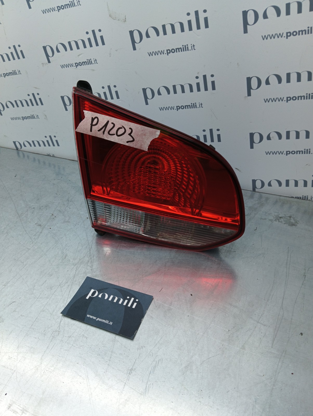 Pomili Fanaleria Volkswagen Golf VI fanale posteriore sinistro portellone usato