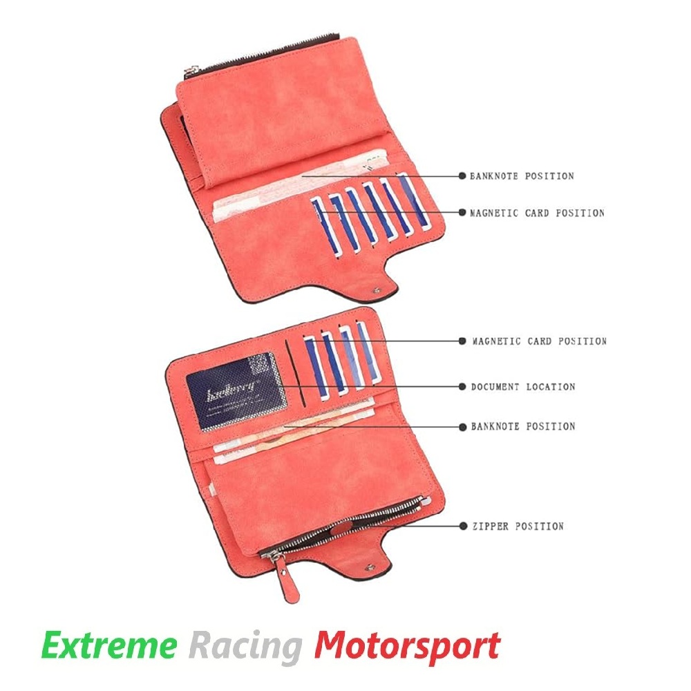 Xtreme Racing Portafogli e Articoli in Ecopelle Portafoglio Ecopelle Donna Red portafoglio donna rosso