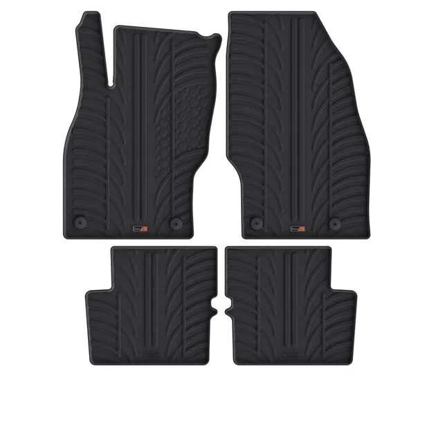 Travall Car Mats Vauxhall Corsa (2014-2019) tappetini auto in gomma