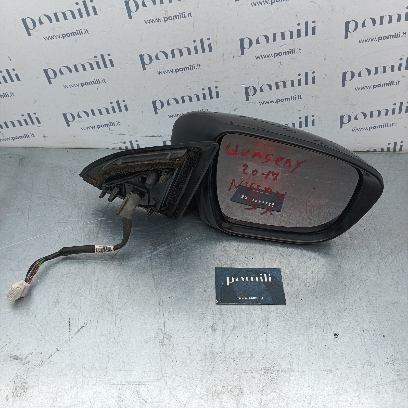 Pomili Cristalli Specchio retrovisore destro Nissan Qashqai J11 20805002 usato