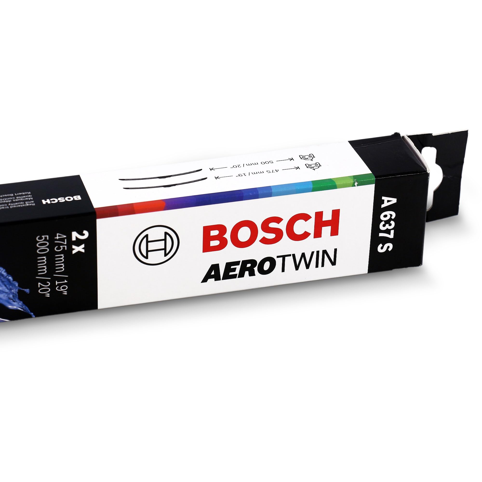 Bosch Spazzole tergicristallo Aerotwin A637S set 2 pezzi anteriori