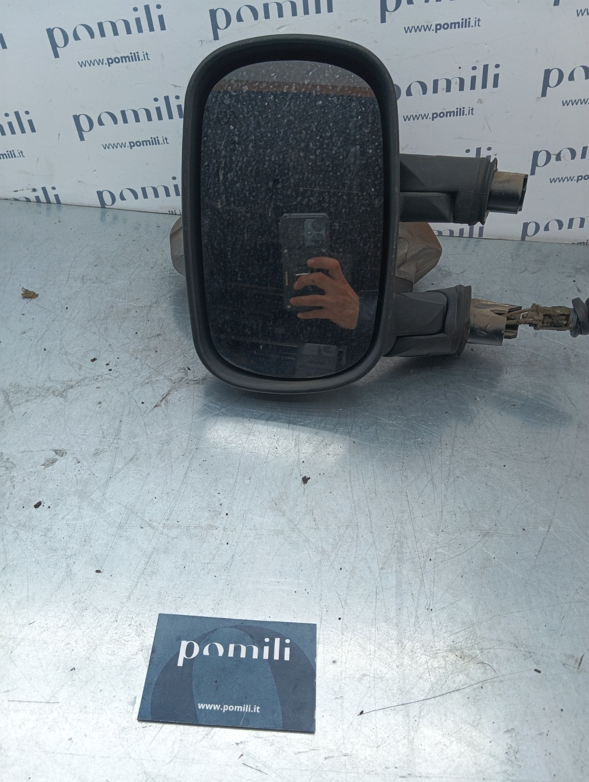 Pomili Cristalli Fiat Doblo specchio retrovisore manuale sinistro 0158100 usato