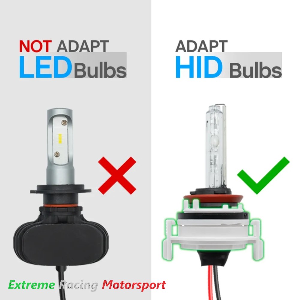 Xtreme Racing Accessori per Illuminazione LED Adattatori Portalampade a Led ERM046 BMW 3 E46 97-06 H7