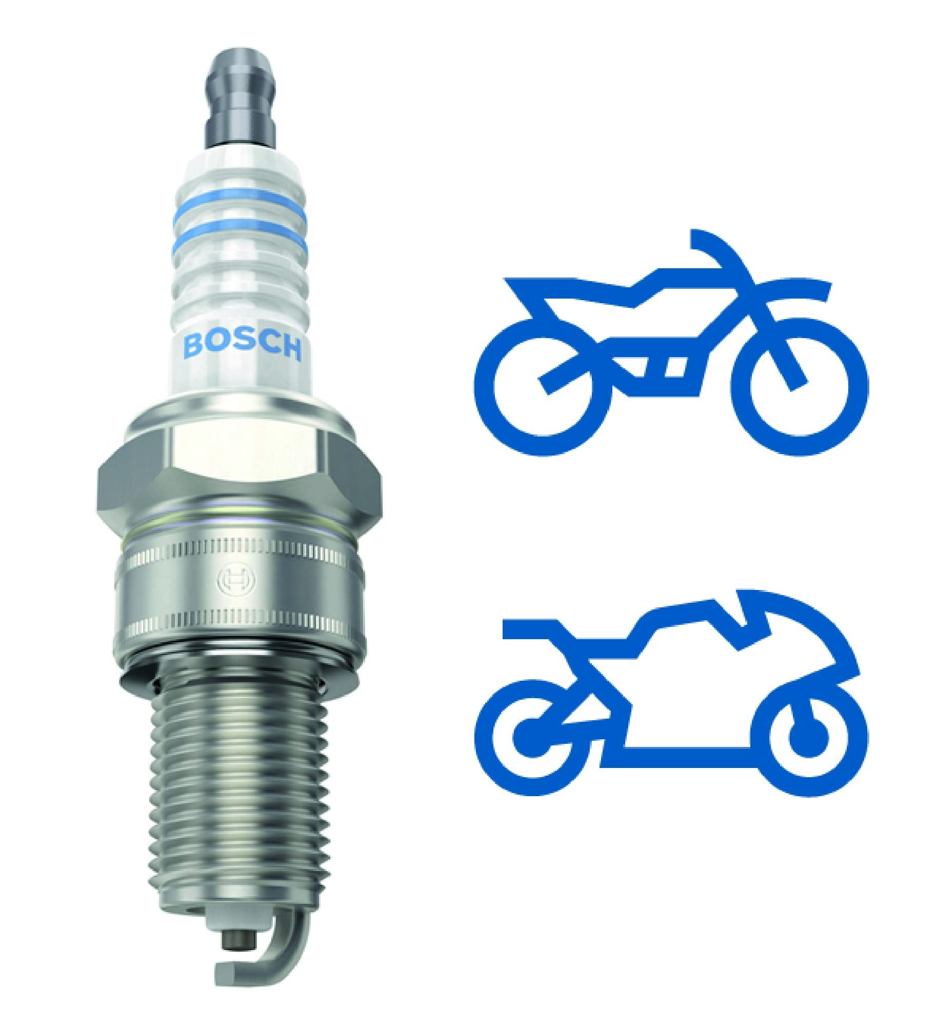 Bosch HCP Candele di accensione W6DC candela al nichel