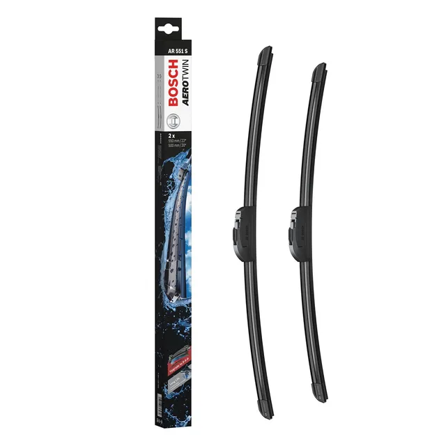 Bosch Aerotwin AR551S spazzole tergicristallo 550/500 mm, set 2 flat blade