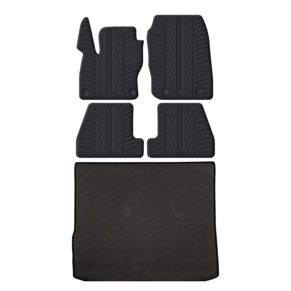 Travall Bundles Ford Focus Rubber Boot Liner e Car Mats 2015-2018