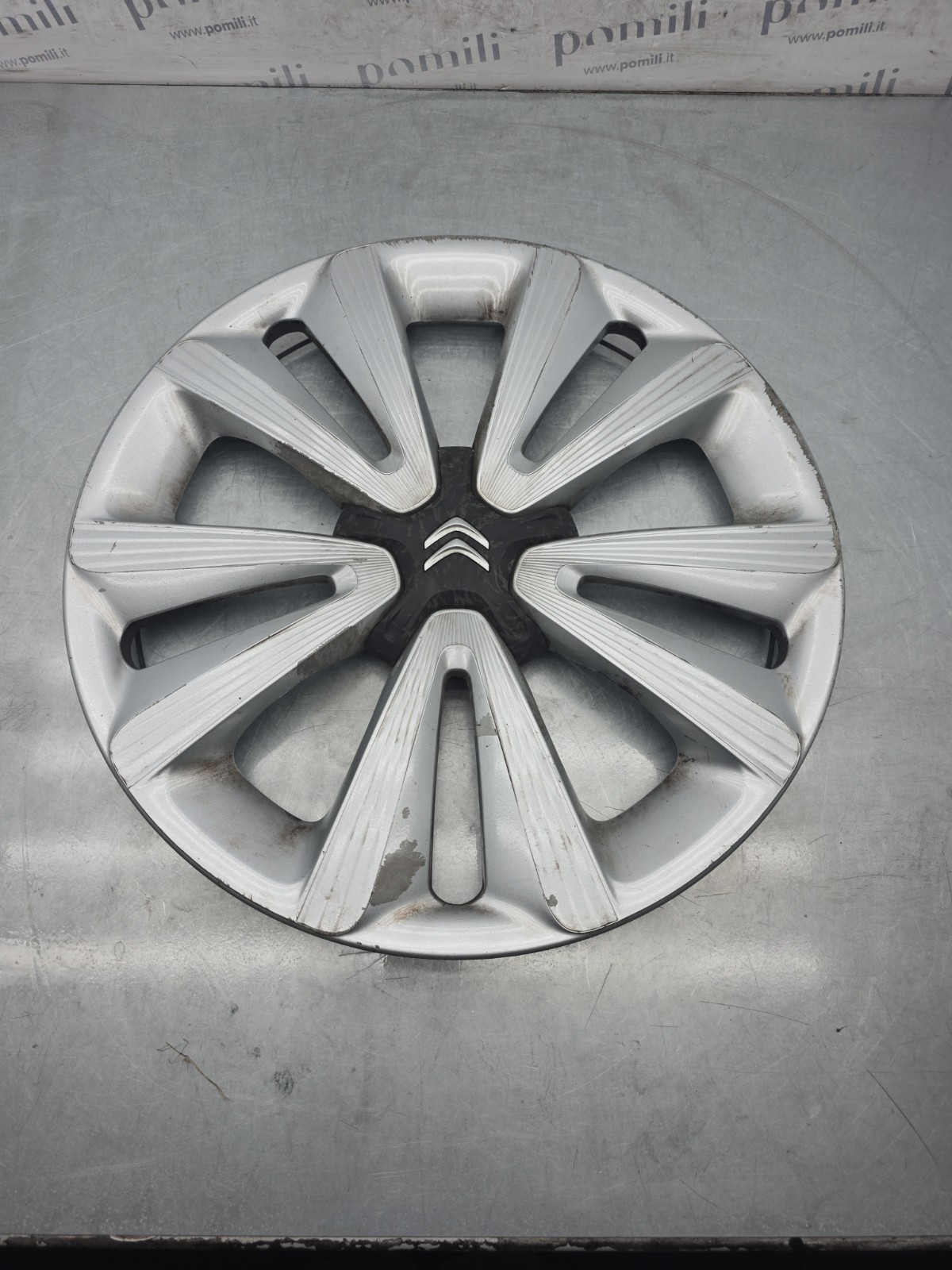 Pomili Altro auto Set 4 borchie coprimozzo Citroen per Raggio 16 usate