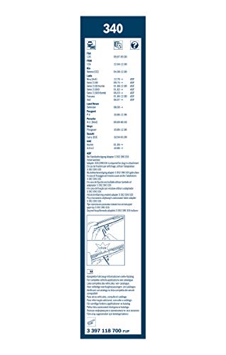 Bosch HCP Spazzole tergicristallo 3397118700 Twin anteriori 340 mm