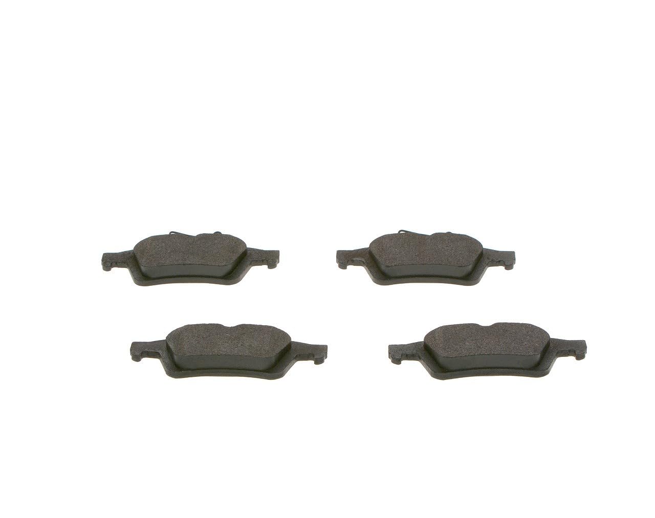 Bosch Sistema frenante BP1449 Pastiglie freno posteriori 4 pezzi senza rame