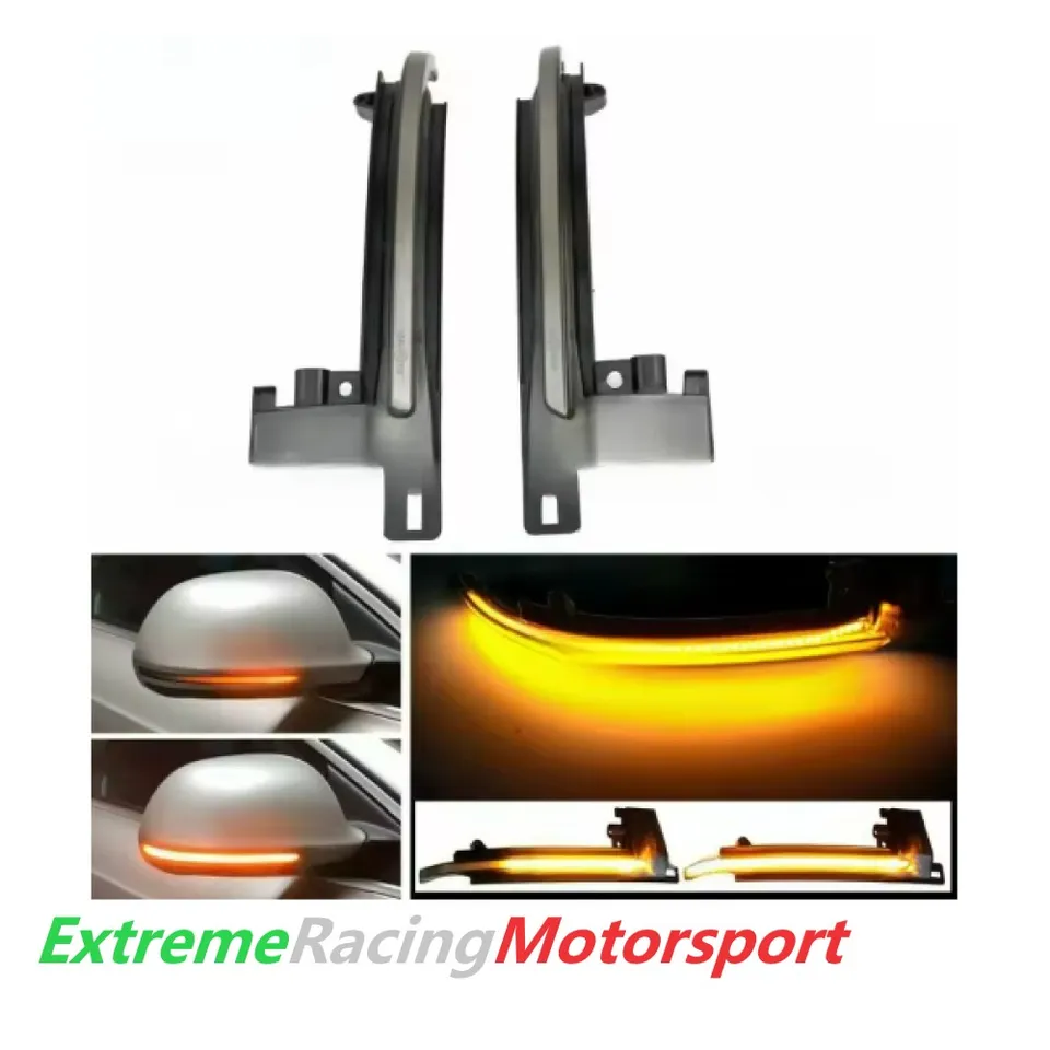 Xtreme Racing Indicatori di Direzione LED Audi A3 8P Restyling 08-10 frecce dinamiche fumé coppia