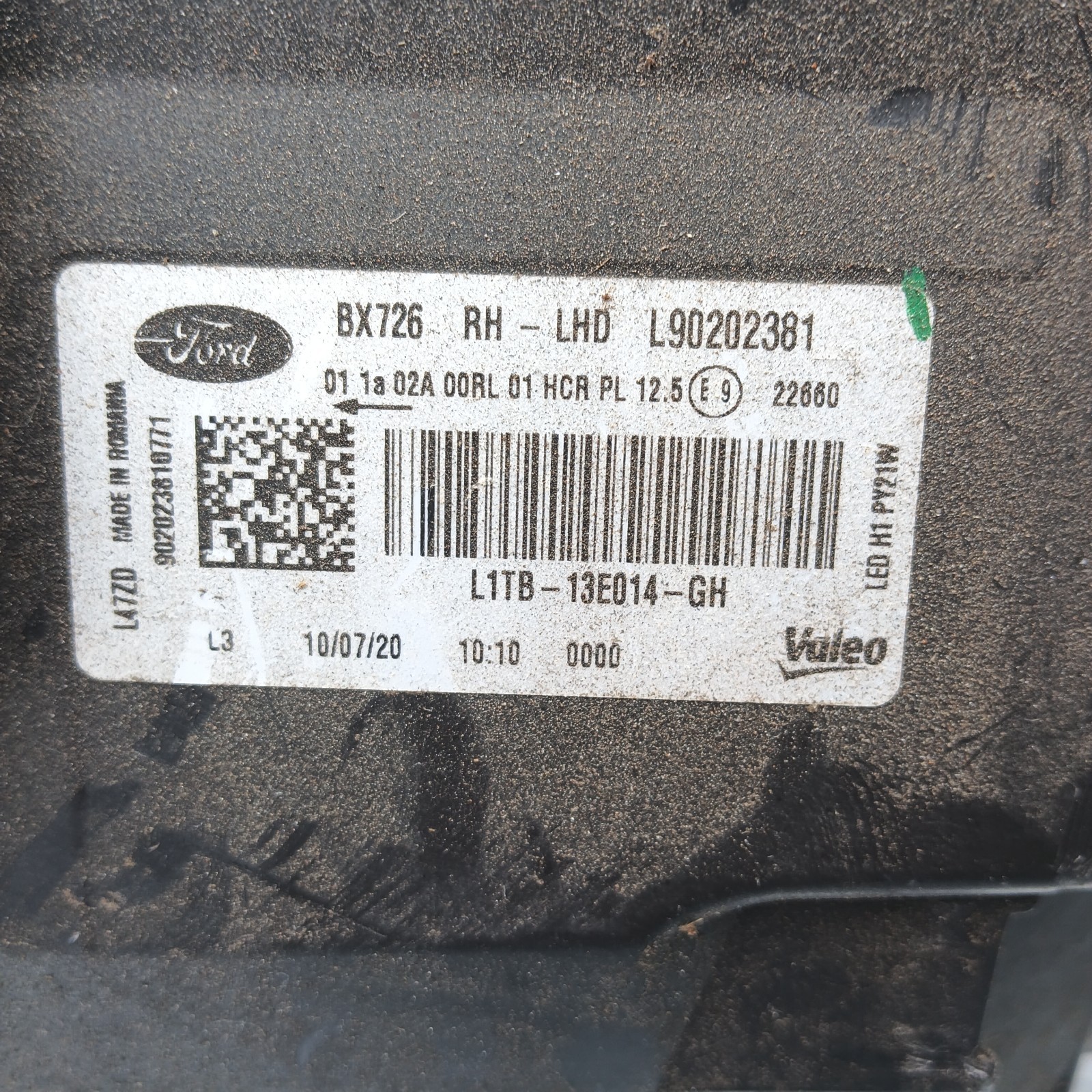 Pomili Fanaleria Ford Puma II L1TB-13E014-GH faro anteriore destro usato