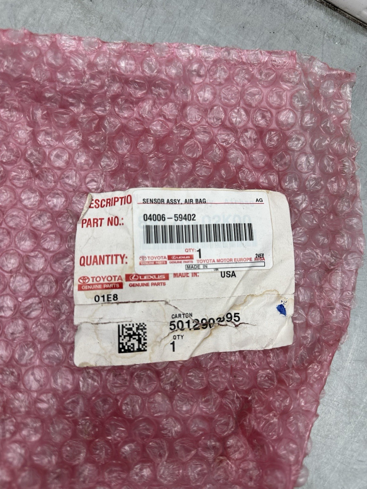 Pomili Dispositivi di sicurezza Centralina Sensore Airbag Toyota Corolla 89170-02M00 nuova