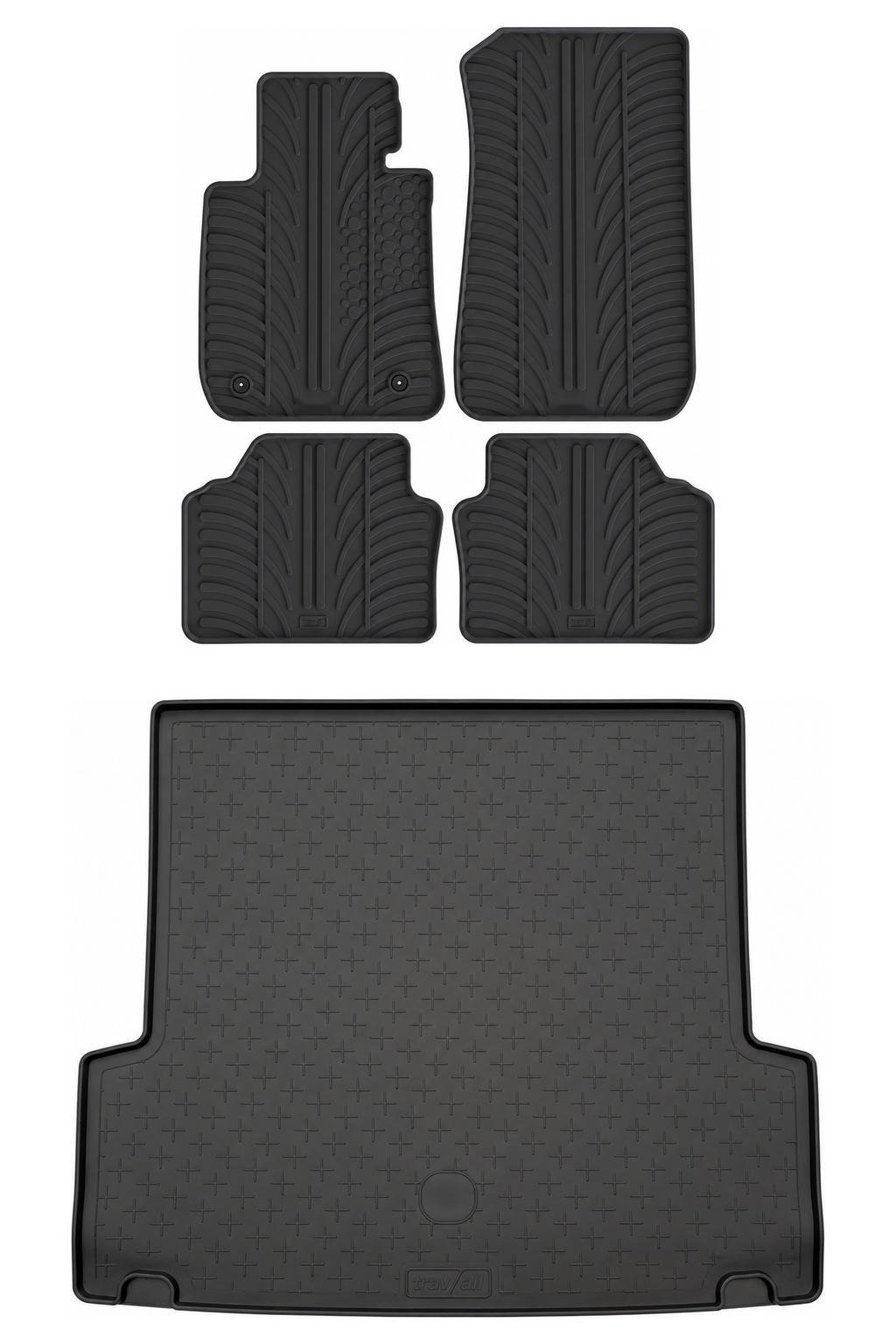 Travall Bundles BMW 3 Series tappetini e vasca baule in gomma 2005-2012