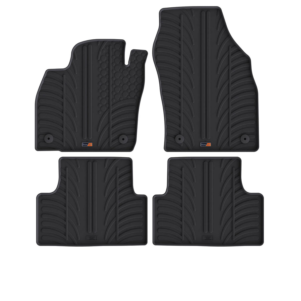 Travall Car Mats VW T-Cross tappetini in gomma 2018-2024