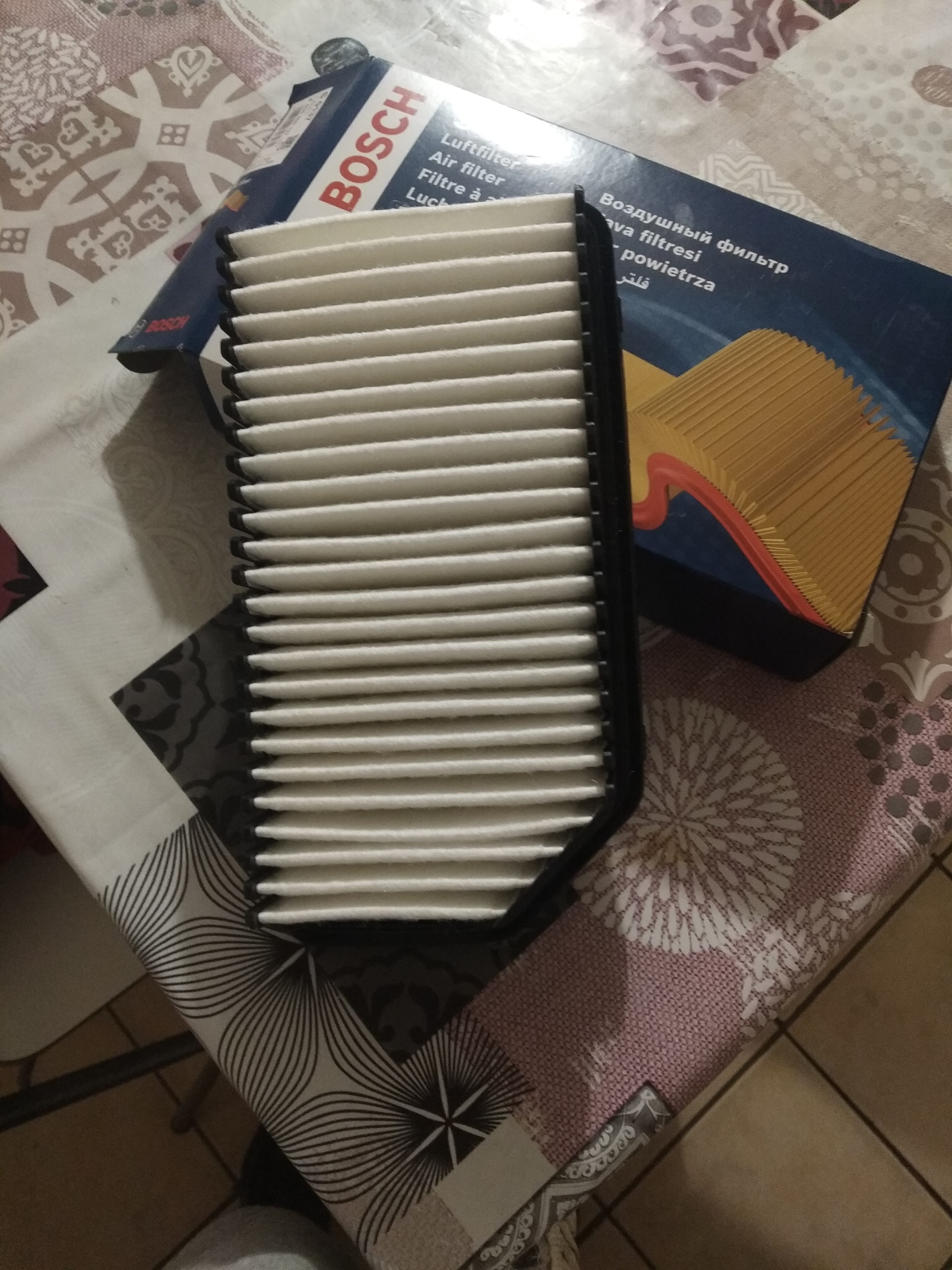 Bosch HCP Filtri F026400137 filtro aria inserto 249 x 130 x 55 mm