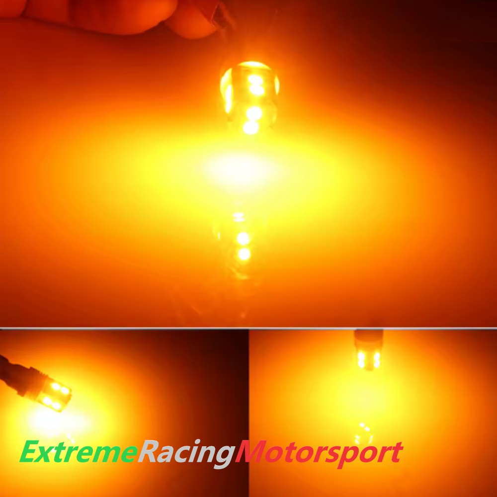 Xtreme Racing Lampadine LED ERM H21W BAY9S arancioni CANBUS coppia