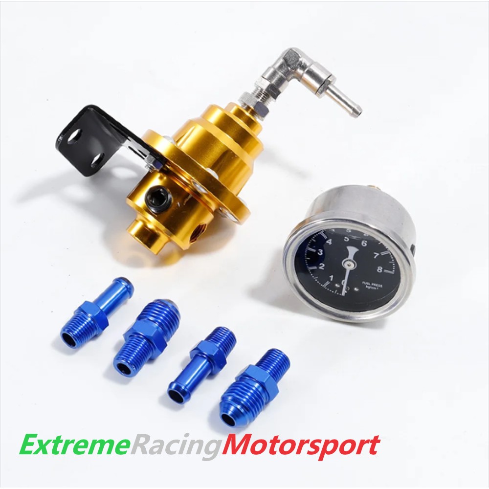 Xtreme Racing Impianto Carburante e Regolatori di Pressione regolatore pressione benzina GOLD 0-8 bar