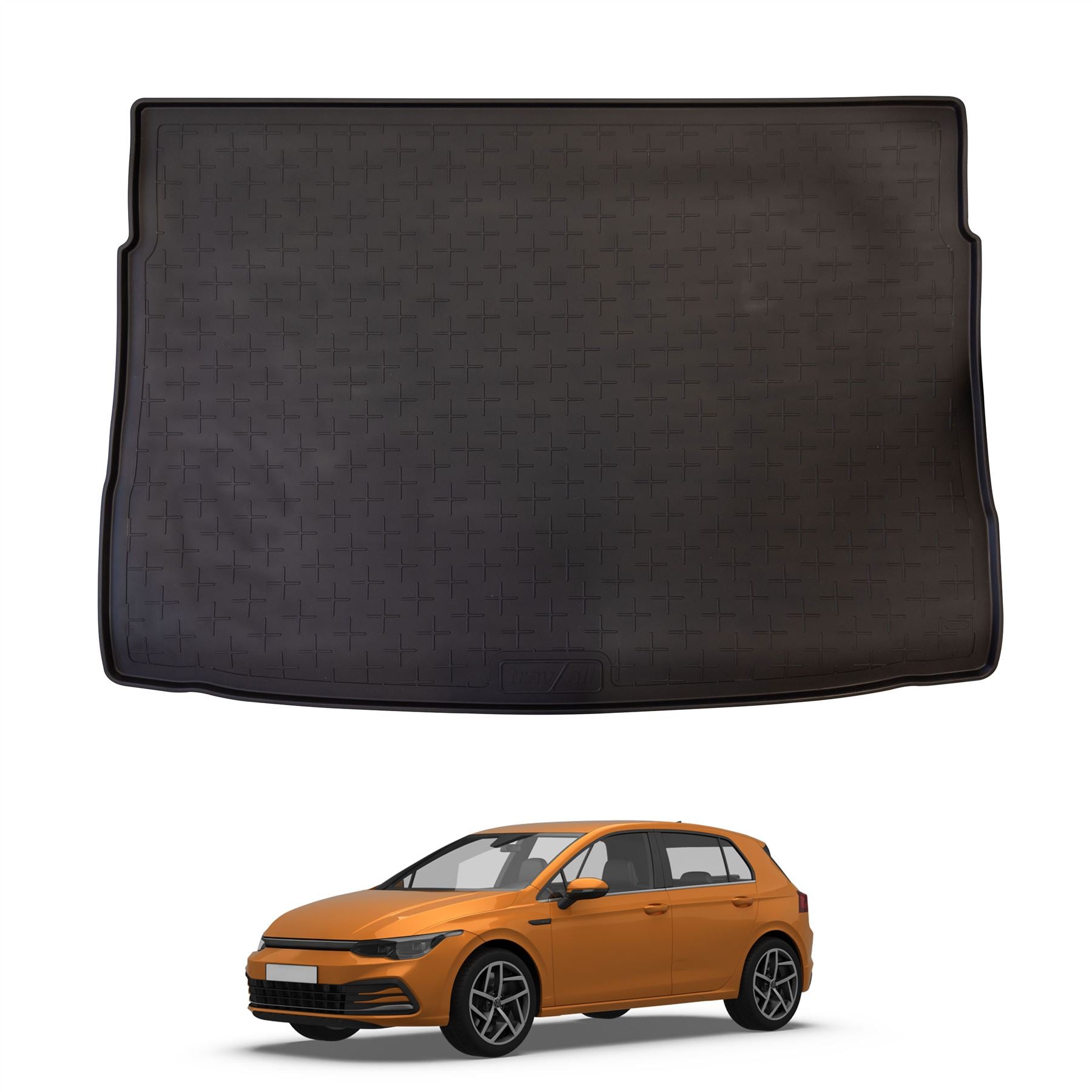Travall Trunk Liners VW Golf vasca bagagliaio in gomma dal 2020 su misura