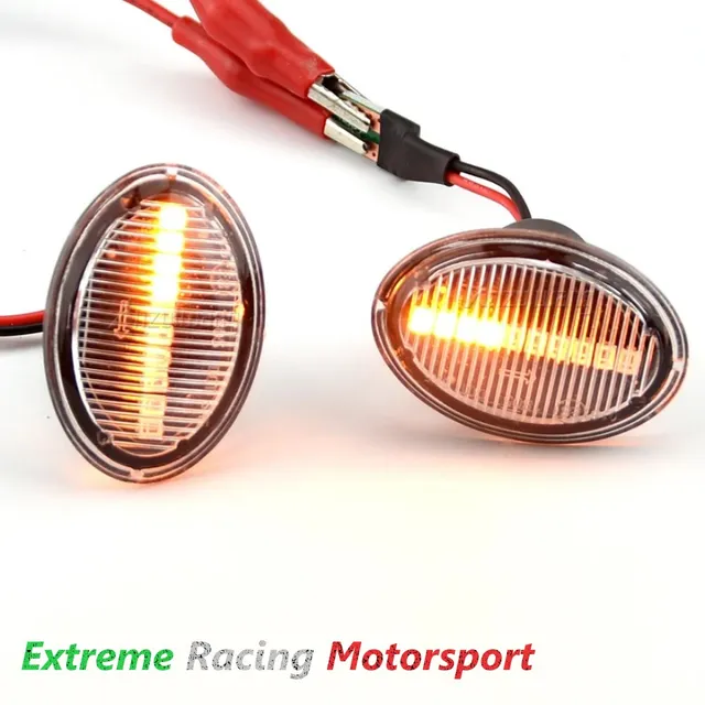 Xtreme Racing Indicatori di Direzione LED ERM IDSQ Fiat 500 L frecce dinamiche coppia arancioni