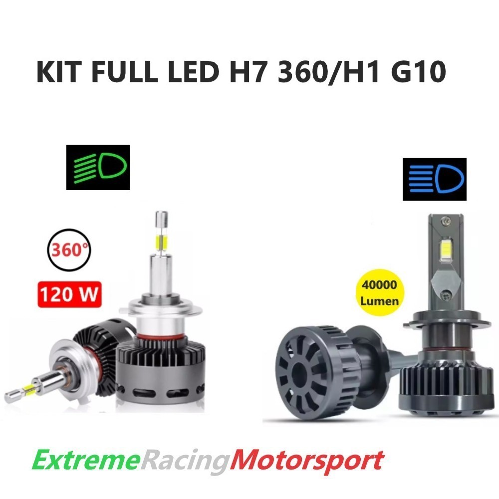 Xtreme Racing Kit Illuminazione LED H7 360° 40K/H1 G10 kit Full LED 6000 K