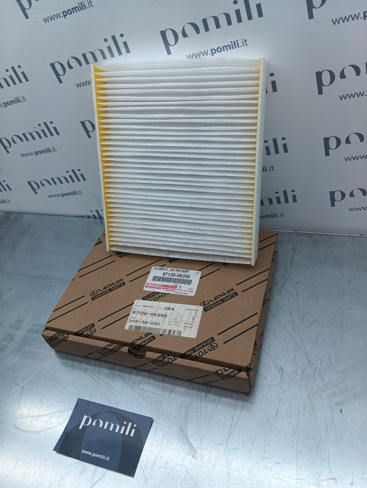 Pomili Climatizzazione Toyota Genuine Parts 87139-0K090 filtro abitacolo nuovo