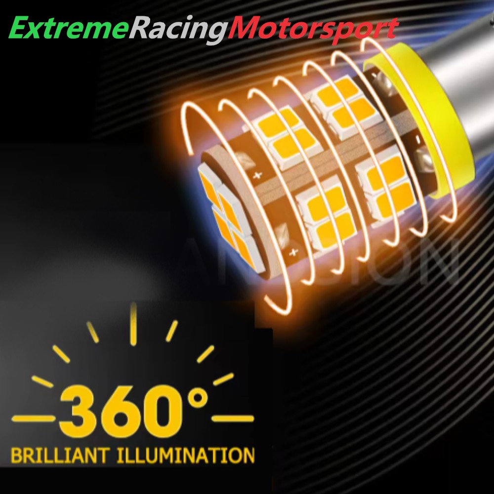 Xtreme Racing Lampadine LED ERM BA9S T4W 20 LED arancioni coppia Canbus