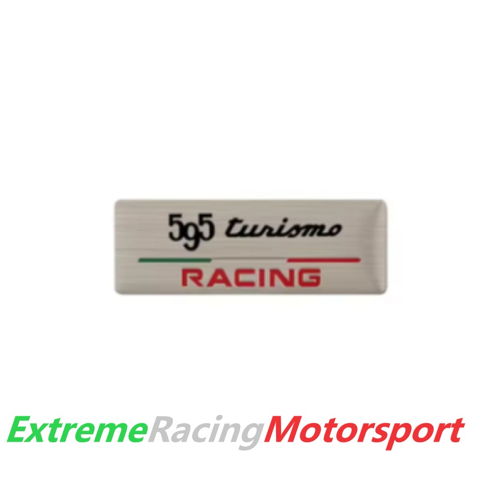 Xtreme Racing Decorazioni Auto e Adesivi 595 Turismo stemma interno silver 6,5 × 2,3 cm in alluminio