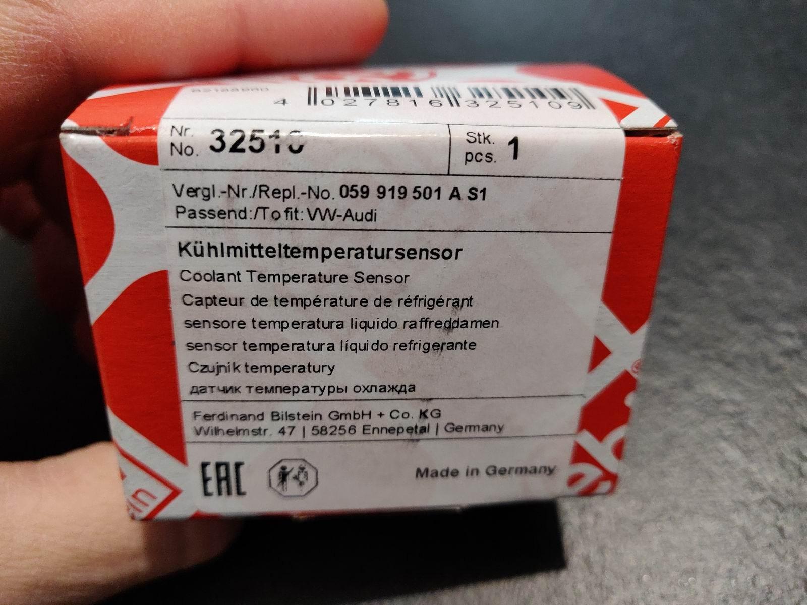 Bilstein Raffreddamento del motore 32510 sensore temperatura liquido refrigerante 1 unità