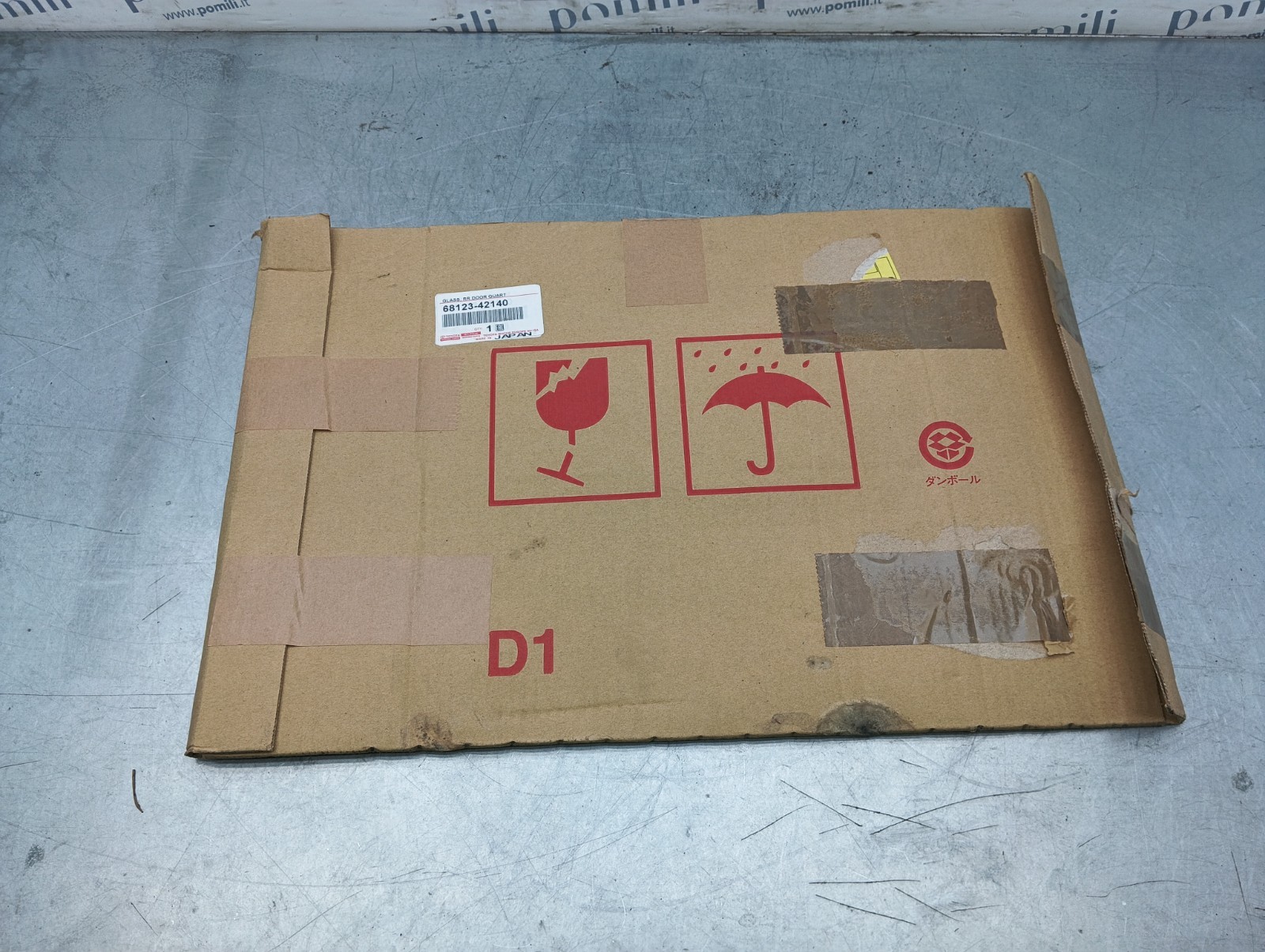 Pomili Cristalli Toyota RAV4 vetro fisso laterale destro posteriore nuovo