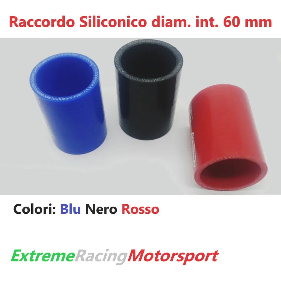 Xtreme Racing Impianto Carburante e Regolatori di Pressione Raccordo Siliconico D. 60 mm manicotto turbo