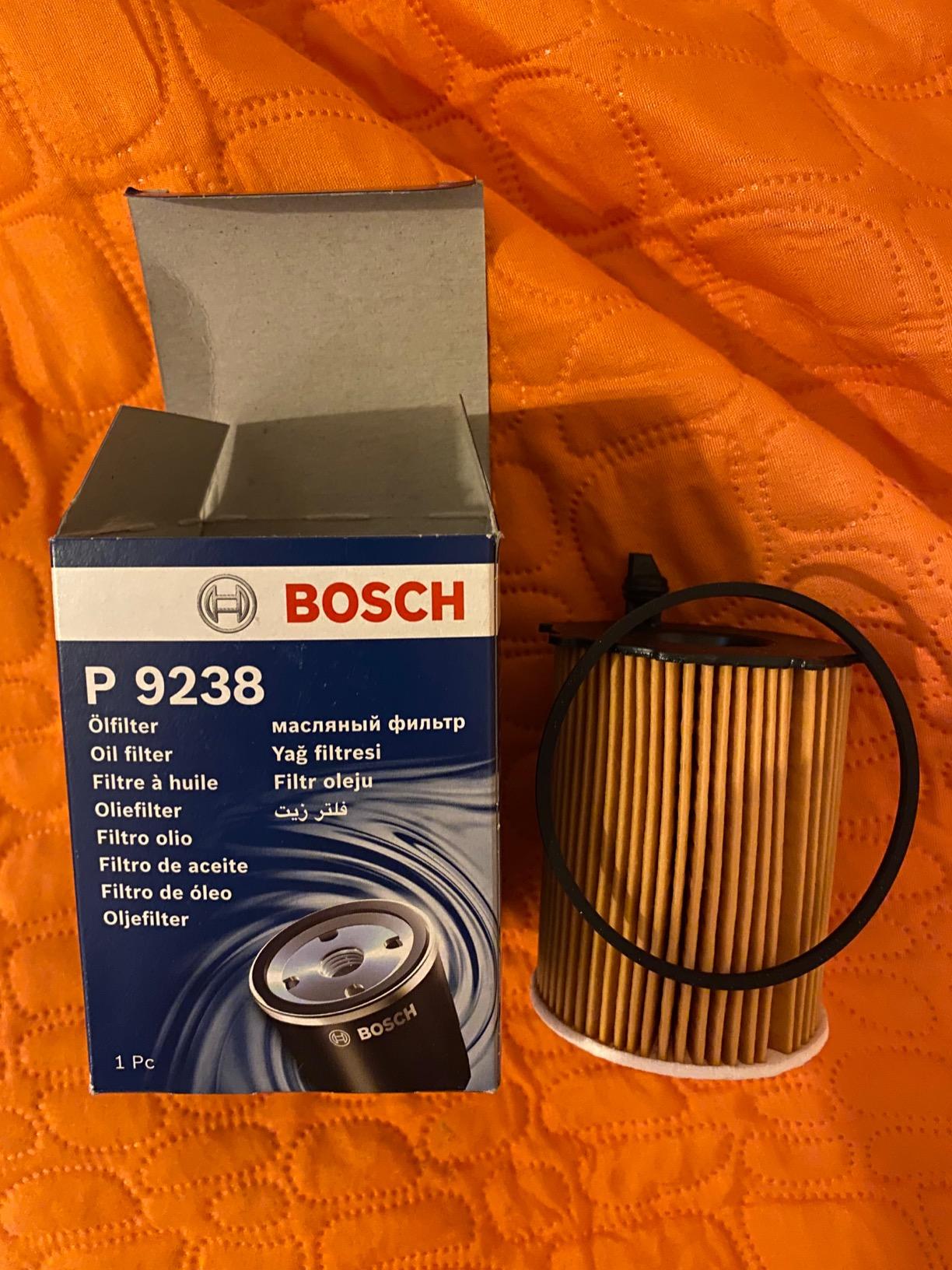Bosch Filtri P9238 filtro olio motore resistente alla corrosione