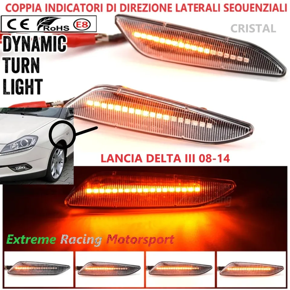 Xtreme Racing Indicatori di Direzione LED Lancia Delta III 08-14 frecce dinamiche coppia CANBUS