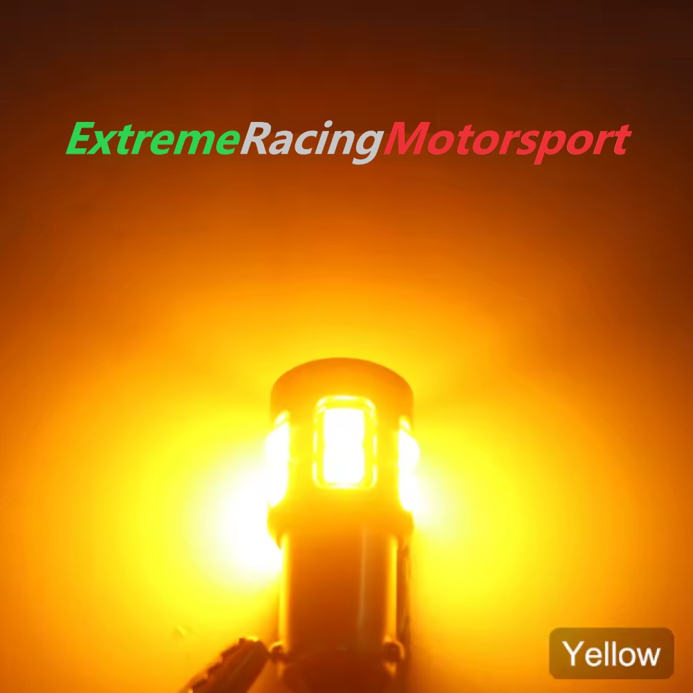 Xtreme Racing Lampadine LED ERM BAX9S H6W lampadine arancioni CANBUS coppia