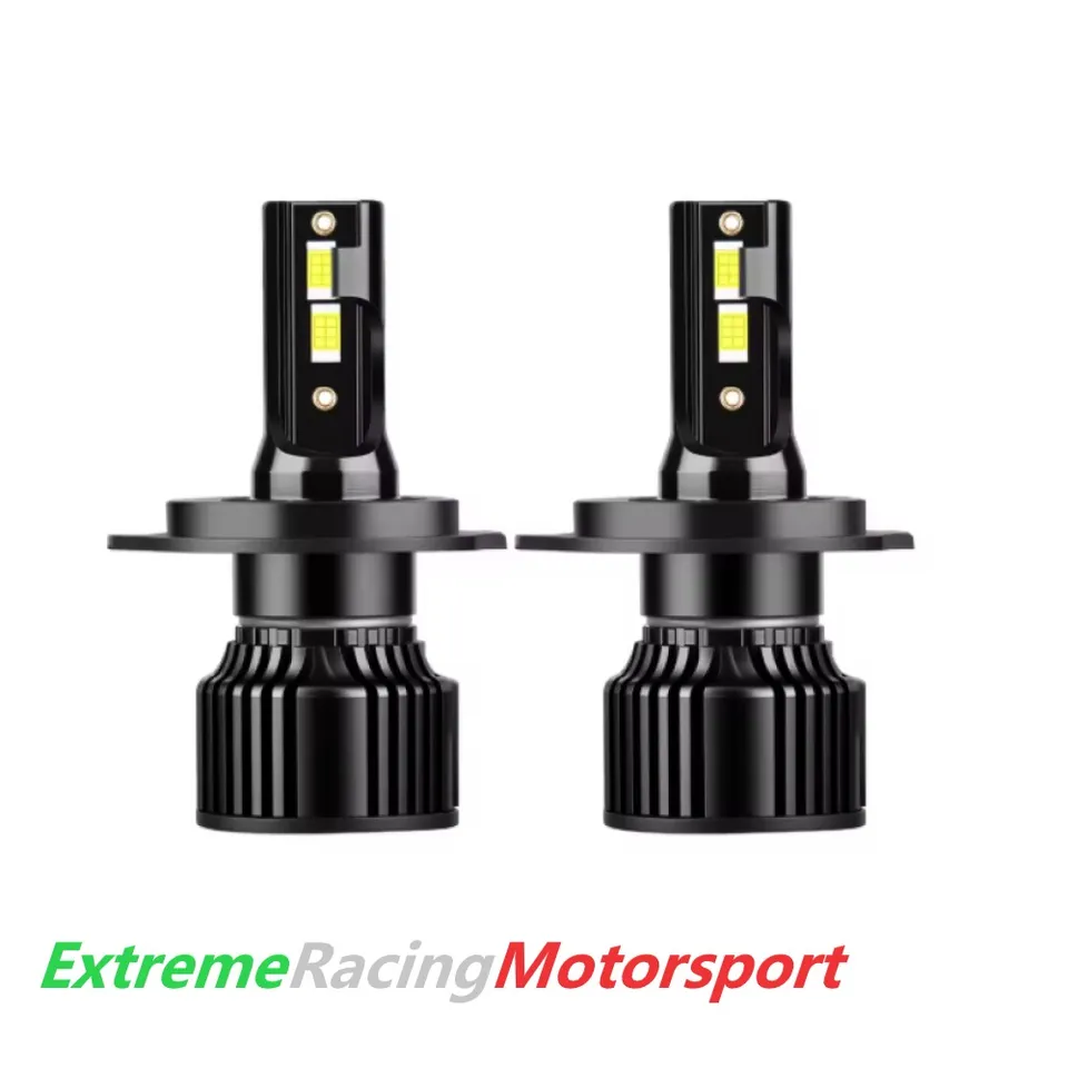 Xtreme Racing Lampadine LED ERM Black Edition H4 lampadine 6000K
