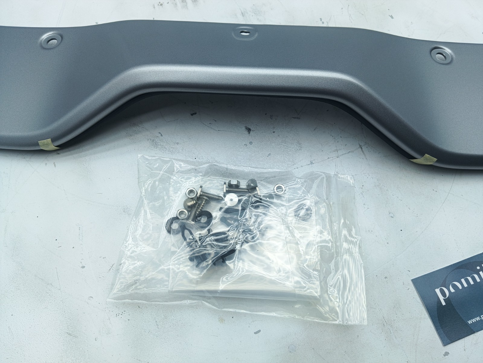 Pomili Paraurti posteriore rivestimento PW415-10000 grigio Toyota C-HR
