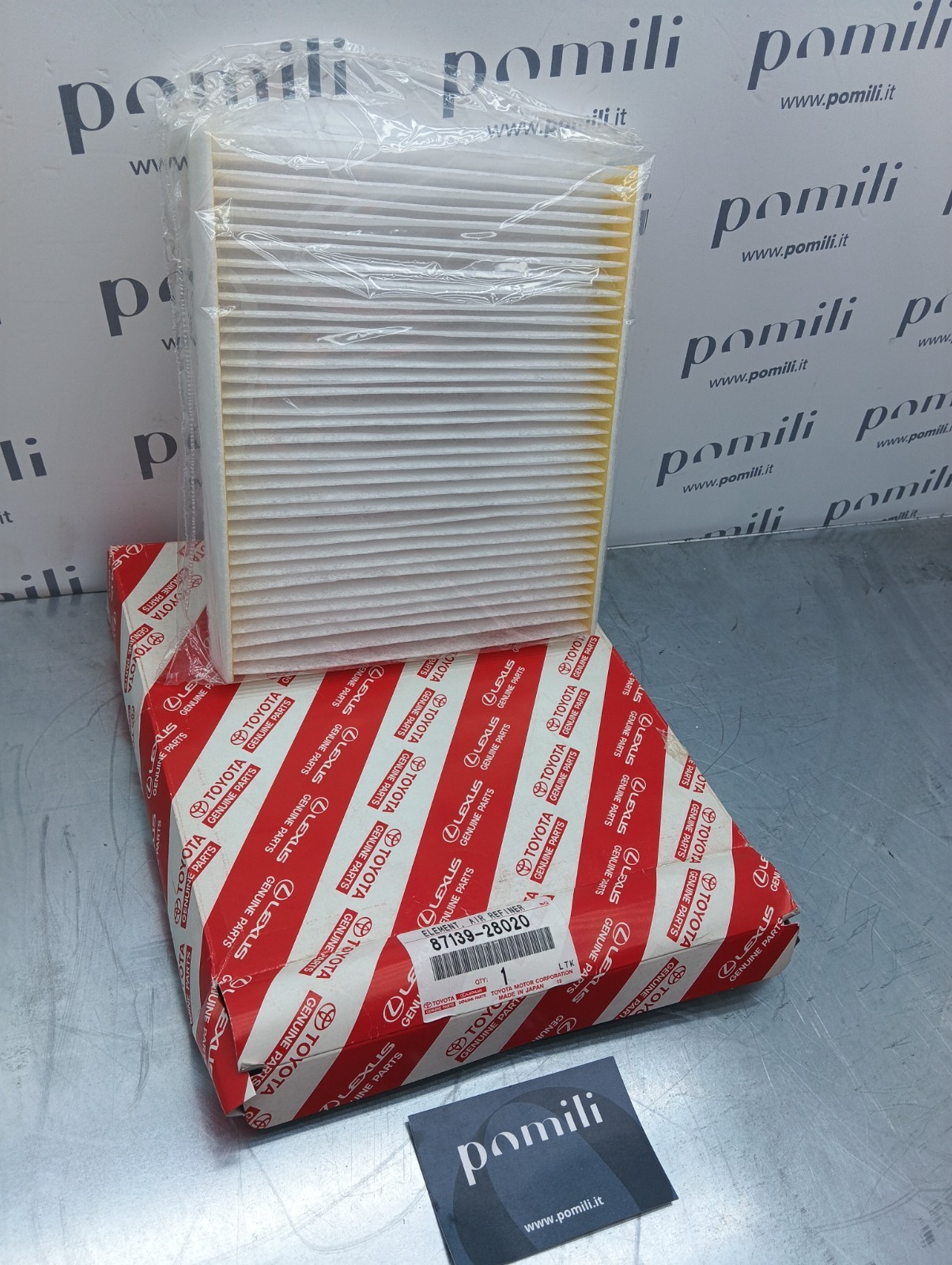 Pomili Climatizzazione Toyota Genuine Parts 87139-28020 filtro abitacolo nuovo