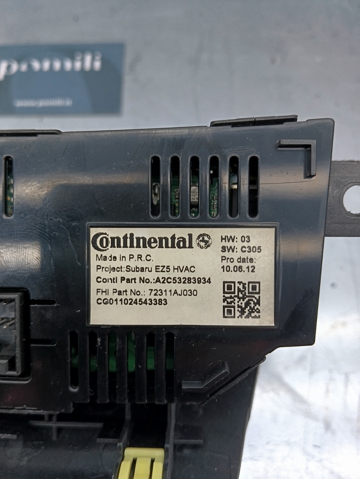 Pomili Climatizzazione Subaru Outback pannello controllo clima usato 72311AJ030