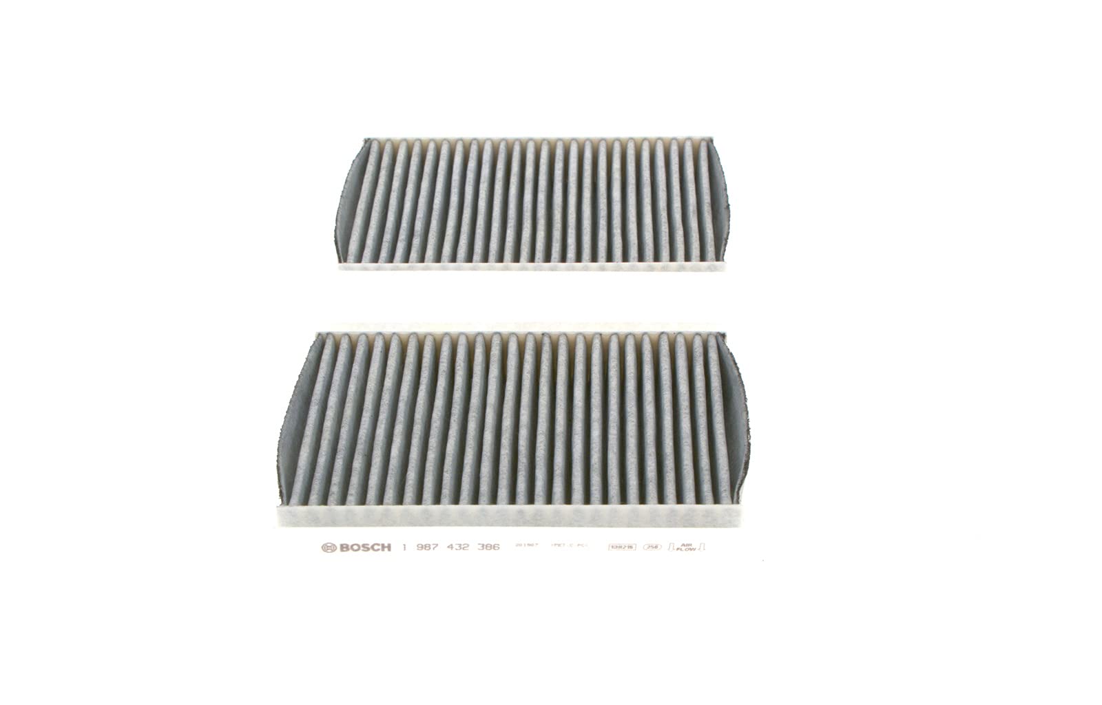 Bosch Filtri 1987432386 filtro abitacolo carboni attivi 2 pezzi