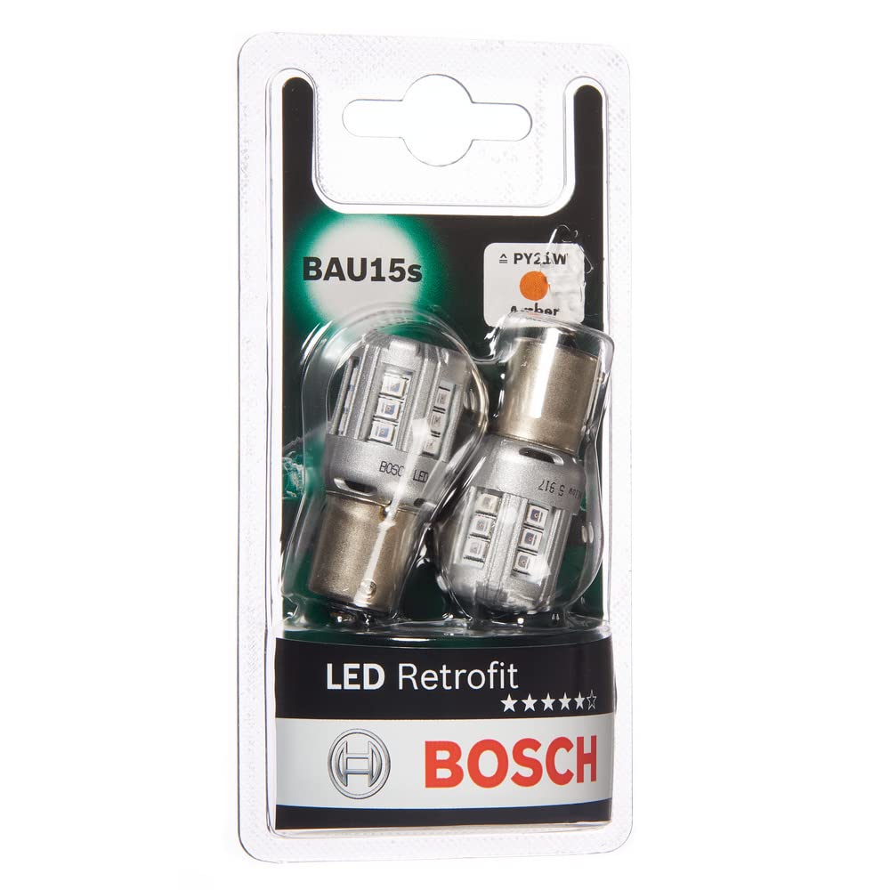 Bosch Lampadine e illuminazione PY21W Pure Light alogene ambra 2 pezzi