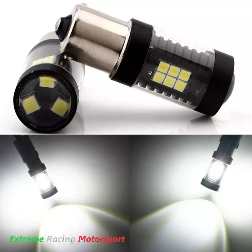 Xtreme Racing Lampadine LED Lampadine Led Luci Retromarcia BAU15S PY21W coppia UltraWhite