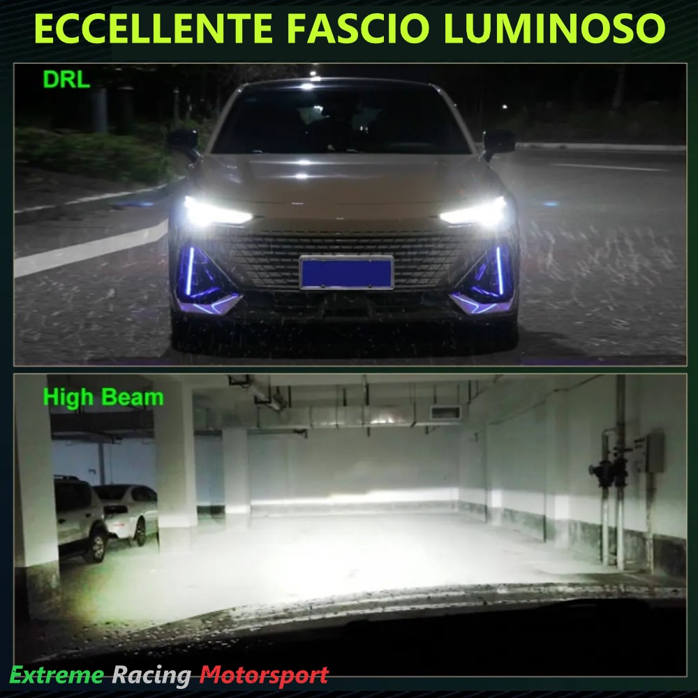 Xtreme Racing Lampadine LED DRL Typ 2 H15 lampadine coppia 6500K 22000 lm