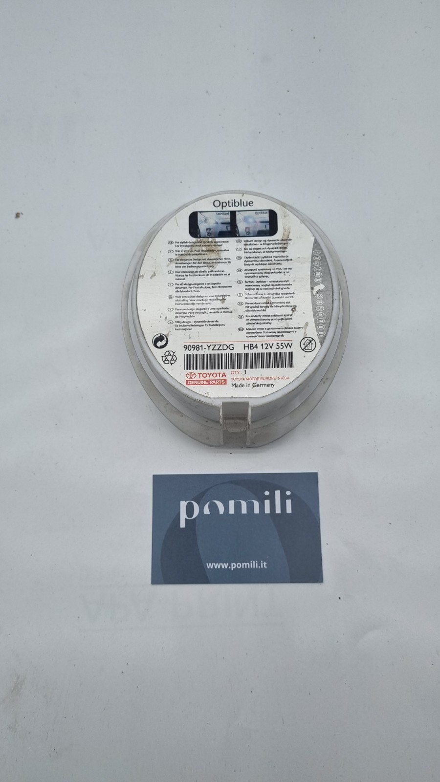 Pomili Fanaleria Lampadina alogena blu Toyota 90981-YZZDG